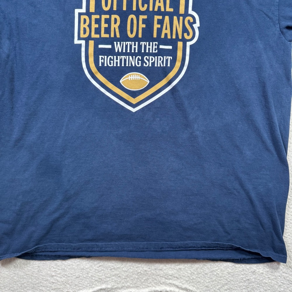 Modelo Official Beer‎ of Fans Fighting Spirit Football T Shirt Blue XL Brewery - Picture 7 of 9